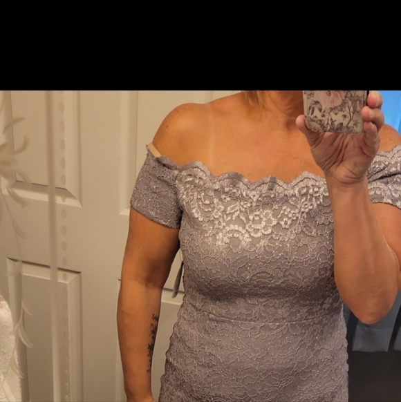NWT Silver Dress - Picture 6 of 6